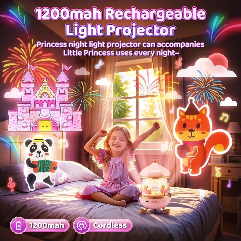 Onefire Kids Night Light，Grandparents Gift，With 15 Films+15 White Noises，Remote Control，Baby Night Light Projector，Perfect Gifts for Kids，Baby Christmas Gifts，Baby Birthday Gifts，For Ages 1-10[Energy Class F]