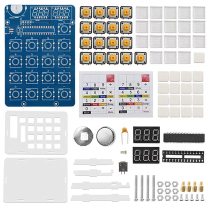 6--Digit Calculator Kit DIY Soldering Practice Kit MCU Soldering Training Experiment Practice DIY Solder Project Electronics Kit