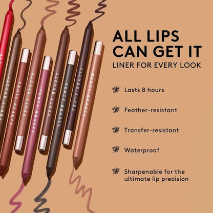 Fenty Beauty Swirled Lip Essentials: Gloss Bomb Lip Gloss + Trace’D Out Lip Liner