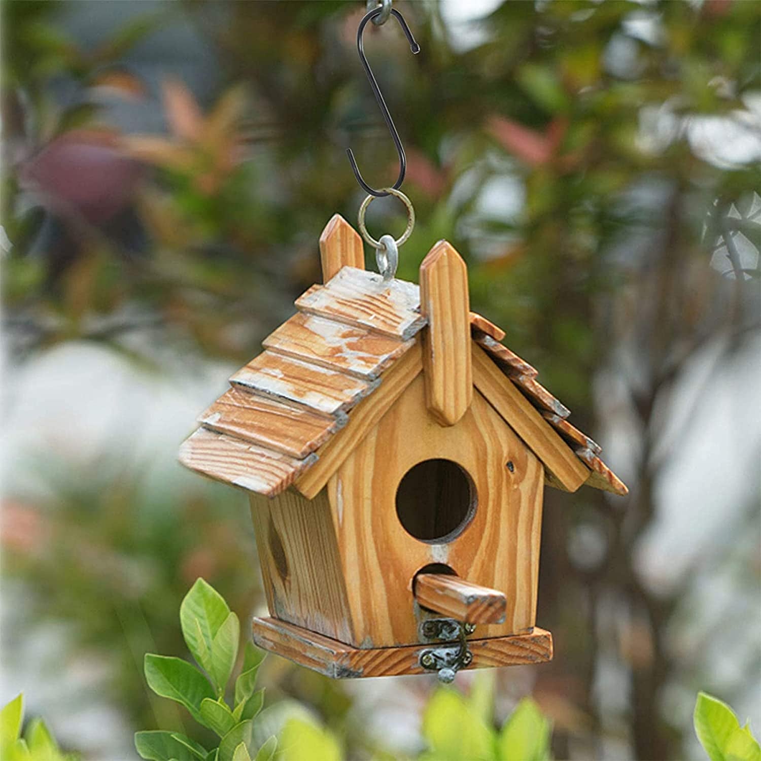 10 Pack 3.5 Inch Heavy Duty S Hooks for Plants, Outdoor, Light, Cup, Large Hangers - Black