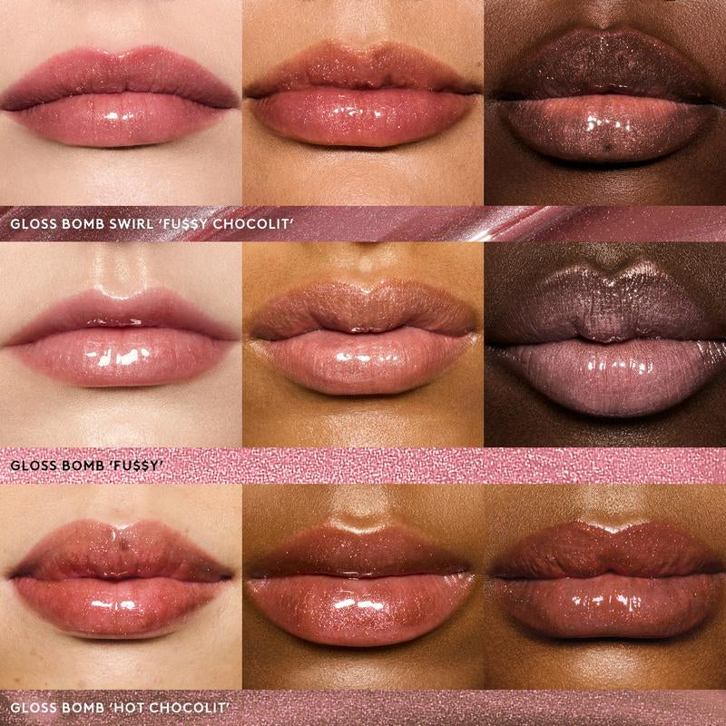 Fenty Beauty Swirled Lip Essentials: Gloss Bomb Lip Gloss + Trace’D Out Lip Liner