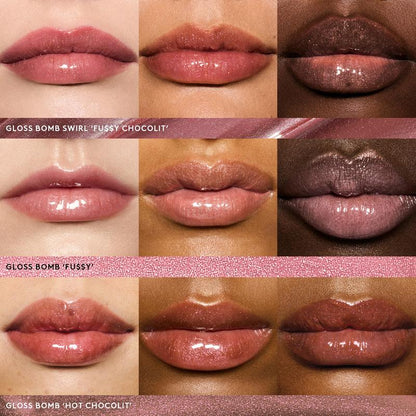 Fenty Beauty Swirled Lip Essentials: Gloss Bomb Lip Gloss + Trace’D Out Lip Liner