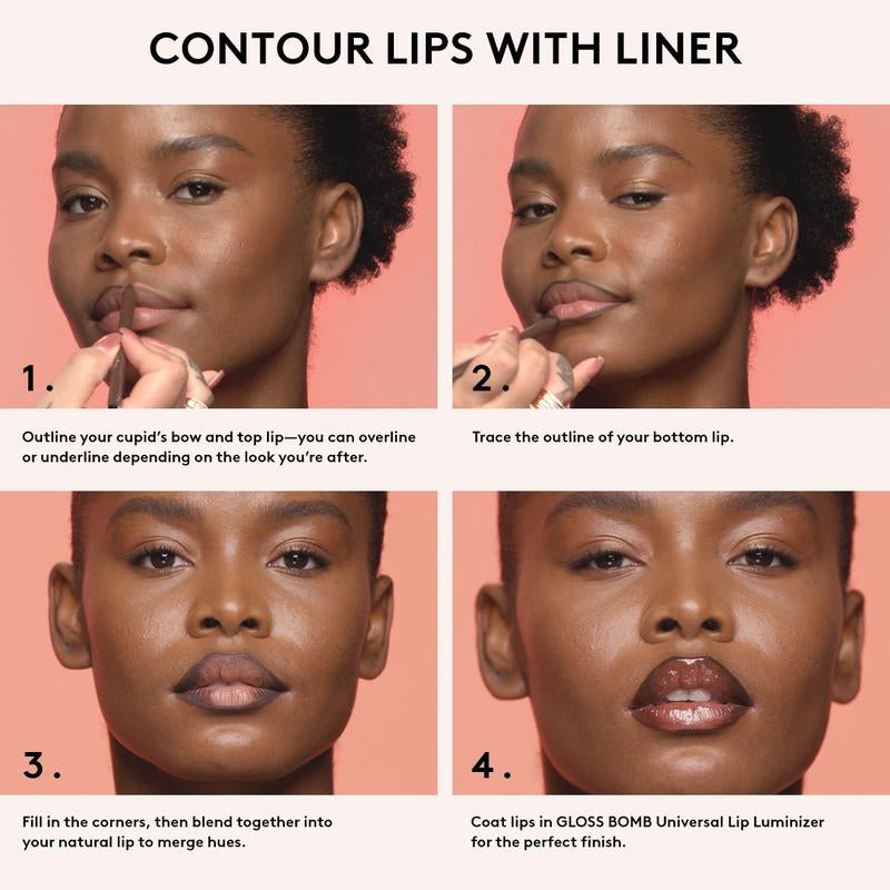 Fenty Beauty Swirled Lip Essentials: Gloss Bomb Lip Gloss + Trace’D Out Lip Liner