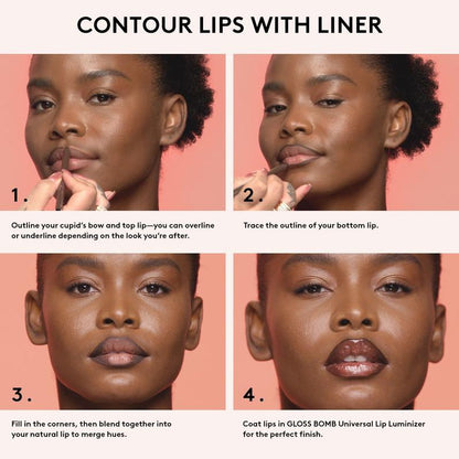 Fenty Beauty Swirled Lip Essentials: Gloss Bomb Lip Gloss + Trace’D Out Lip Liner