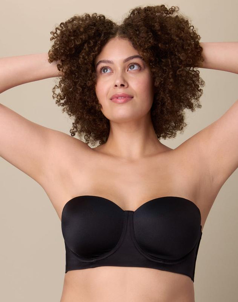 Playtex Full-Coverage Strapless Bra with Convertible Straps Moisture-Wicking Women'S Comfortable Fit Everyday Support Breathable Us4801