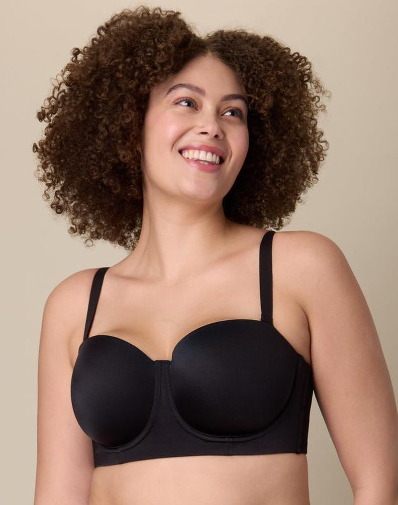 Playtex Full-Coverage Strapless Bra with Convertible Straps Moisture-Wicking Women'S Comfortable Fit Everyday Support Breathable Us4801