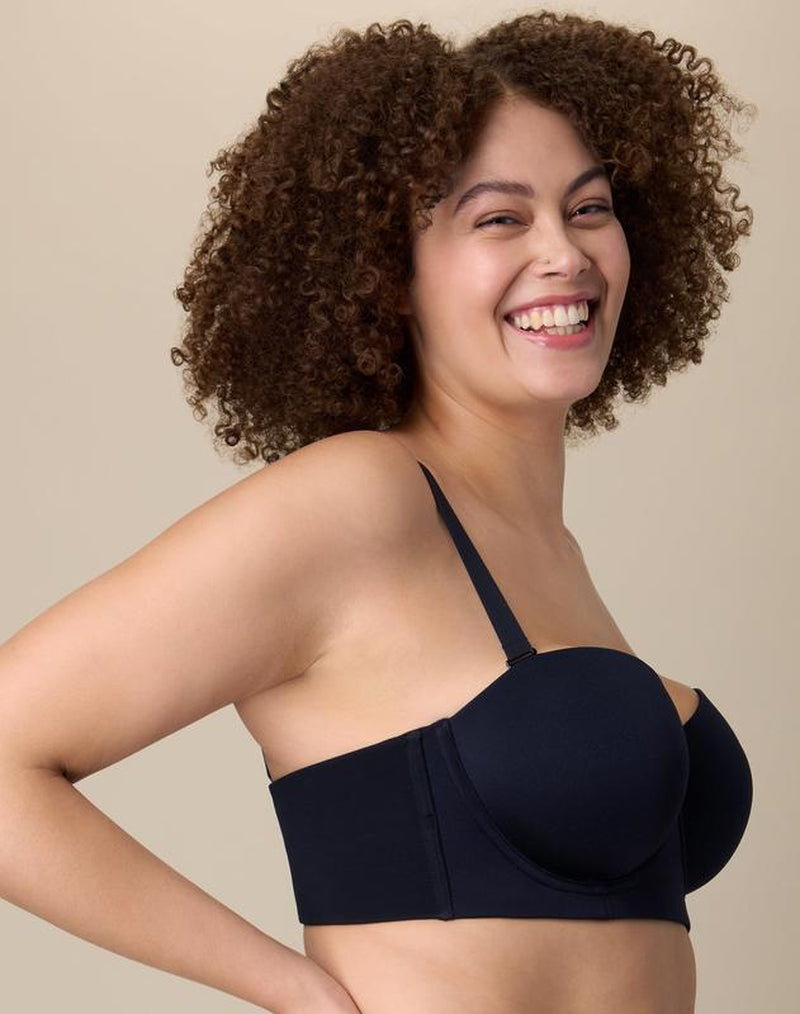 Playtex Full-Coverage Strapless Bra with Convertible Straps Moisture-Wicking Women'S Comfortable Fit Everyday Support Breathable Us4801