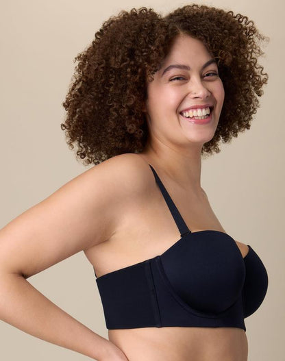 Playtex Full-Coverage Strapless Bra with Convertible Straps Moisture-Wicking Women'S Comfortable Fit Everyday Support Breathable Us4801