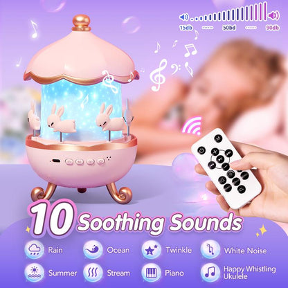 Onefire Kids Night Light，Grandparents Gift，With 15 Films+15 White Noises，Remote Control，Baby Night Light Projector，Perfect Gifts for Kids，Baby Christmas Gifts，Baby Birthday Gifts，For Ages 1-10[Energy Class F]